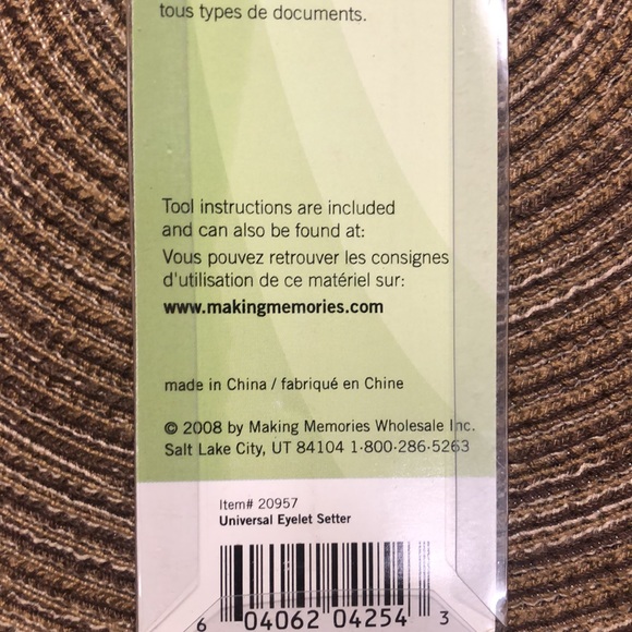 Making Memories Office Universal Eyelet Setter Making Memories